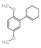 Benzene,2-(1-cyclohexen-1-yl)-1,4-dimethoxy- structure