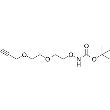 Boc-NH-PEG2-propargyl结构式