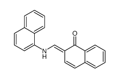 2-[(naphthalen-1-ylamino)methylidene]naphthalen-1-one结构式