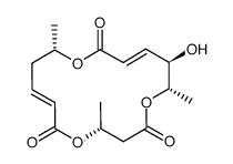 (+)-macrosphelide F Structure