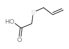 Acetic acid, (2-propenylthio)- Structure