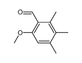 6-methoxy-2,3,4-trimethyl-benzaldehyde Structure