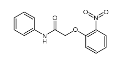 2-nitrophenoxyacetanilide Structure