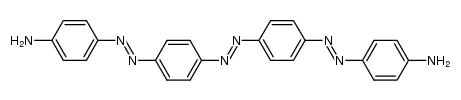 bis-[4-(4-amino-phenylazo)-phenyl]-diazene Structure