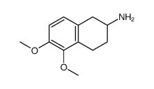 1,2,3,4-四氢-5,6-二甲氧基-2-氨基萘结构式