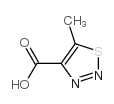 5-METHYL-1,2,3-THIADIAZOLE-4-CARBOXYLIC ACID structure