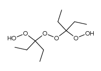 1,1,4,4-tetraethyl-2,3-dioxa-butane-1,4-diyl bis-hydroperoxide Structure