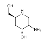 2-Piperidinemethanol,5-amino-4-hydroxy-,(2S,4R,5S)-(9CI)结构式