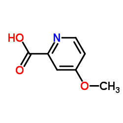 4-Methoxy-2-pyridinecarboxylic acid structure