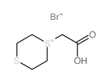 2-(1,4-dithian-1-ium-1-yl)acetic acid,bromide结构式