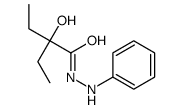 2-ethyl-2-hydroxy-N'-phenylbutanehydrazide Structure