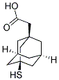 (3-SULFANYL-1-ADAMANTYL)ACETIC ACID Structure