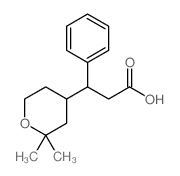 3-(2,2-DIMETHYL-TETRAHYDRO-PYRAN-4-YL)-3-PHENYL-PROPIONIC ACID Structure