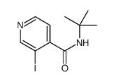 N-(1,1-Dimethylethyl)-3-iodo-4-pyridinecarboxamide structure