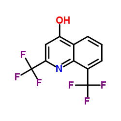 2,8-Bis(trifluoromethyl)quinolin-4-ol structure