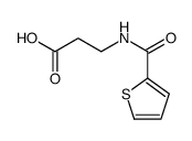 3-[(THIEN-2-YLCARBONYL)AMINO]PROPANOIC ACID structure