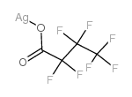 Butanoic acid,2,2,3,3,4,4,4-heptafluoro-, silver(1+) salt (1:1) Structure