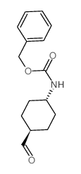 trans-4-(Benzyloxycarbonylamino)-cyclohexanecarbaldehyde Structure