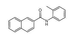 N-(2-methylphenyl)-2-naphthamide结构式