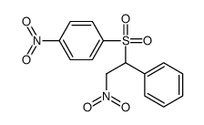 1-nitro-4-(2-nitro-1-phenylethyl)sulfonylbenzene结构式