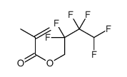 2,2,3,3,4,4-hexafluorobutyl 2-methylprop-2-enoate结构式