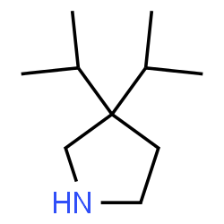 Pyrrolidine, 3,3-bis(1-methylethyl)- (9CI) Structure