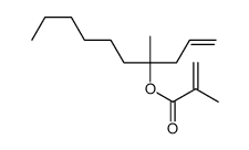 4-methyldec-1-en-4-yl 2-methylprop-2-enoate结构式