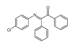 2-(4-chlorophenyl)imino-1,2-diphenylethanone Structure