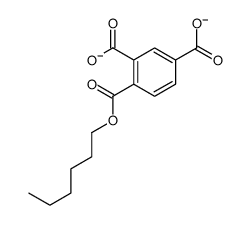 4-hexoxycarbonylbenzene-1,3-dicarboxylate Structure