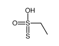 ethyl-hydroxy-oxo-sulfanylidene-λ6-sulfane Structure