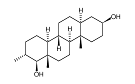 D-HOMO-5-ALPHA-ANDROSTAN-17-ALPHA-METHYL-3-BETA, 17A-BETA-DIOL Structure