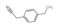 4-ETHYLPHENYLACETONITRILE Structure