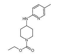 ethyl 4- (5-methylpyridin-2-ylamino)piperidine-1-carboxylate Structure