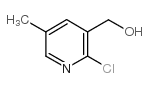 (2-氯-5-甲基吡啶-3-基)甲醇结构式