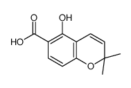 5-hydroxy-2,2-dimethylchromene-6-carboxylic acid结构式