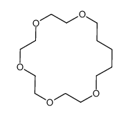 1,4,7,10,13-pentaoxacyclooctadecane结构式