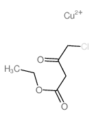 Butanoicacid, 4-chloro-3-oxo-, ethyl ester, copper(2+) salt (2:1) picture