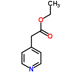 Ethyl 4-pyridinylacetate structure