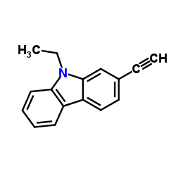 9H-Carbazole,9-ethyl-2-ethynyl-(9CI)结构式