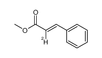 methyl (α-deuterio)cinnamate Structure