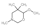 6-methoxy-3,5,5-trimethyl-1,3-oxazinane Structure