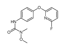 3-[4-(6-fluoropyridin-2-yl)oxyphenyl]-1-methoxy-1-methylurea结构式