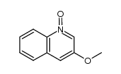 3-‐methoxyquinoline N-‐oxide Structure