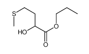 propyl 2-hydroxy-4-methylsulfanylbutanoate Structure