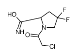 (2S)-1-(2-chloroacetyl)-4,4-difluoropyrrolidine-2-carboxamide Structure