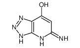 5-amino-2,3-dihydrotriazolo[4,5-b]pyridin-7-one结构式