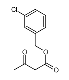 (3-chlorophenyl)methyl 3-oxobutanoate结构式