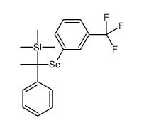 trimethyl-[1-phenyl-1-[3-(trifluoromethyl)phenyl]selanylethyl]silane结构式