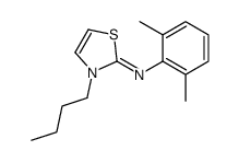 3-butyl-N-(2,6-dimethylphenyl)-1,3-thiazol-2-imine Structure