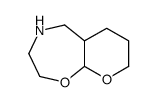 (5aS,9aR)-3,4,5,5a,6,7,8,9a-octahydro-2H-pyrano[3,2-f][1,4]oxazepine结构式